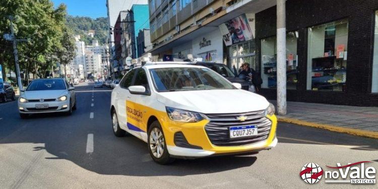 Estacionamento Rotativo de Joaçaba conta com veículo de fiscalização