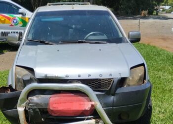 Colisão frontal entre veículos é registrada em Luzerna