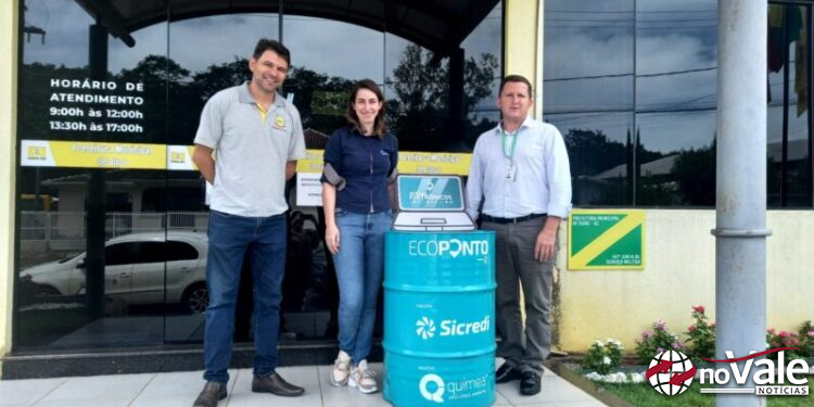 Ecoponto Sicredi UniEstados está disponível na Prefeitura de Ouro