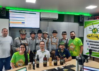 Banda Choppmotorrad anima programação ao vivo na Rádio Nativa FM em clima de Kerb