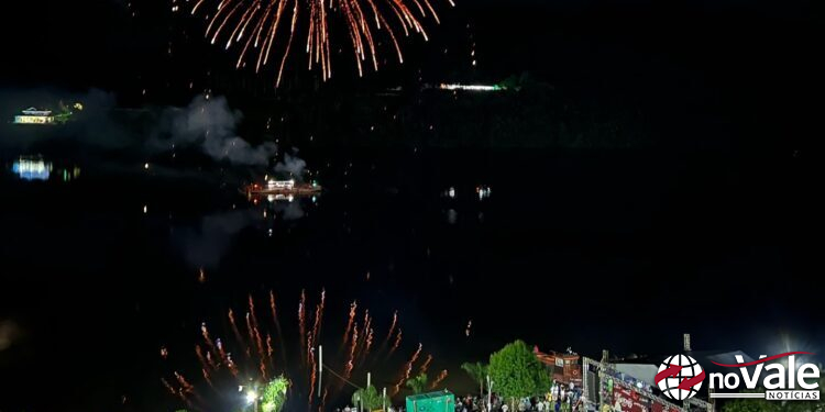 Marcelino Ramos celebra a chegada de 2024 com grande festa e queima de fogos