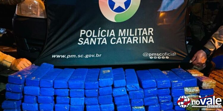 Quase 50kg de maconha são apreendidos na SC-157 em Cordilheira Alta