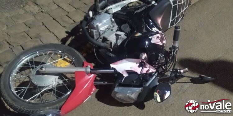 Motociclista de 20 anos fica ferido em acidente de trânsito em Curitibanos