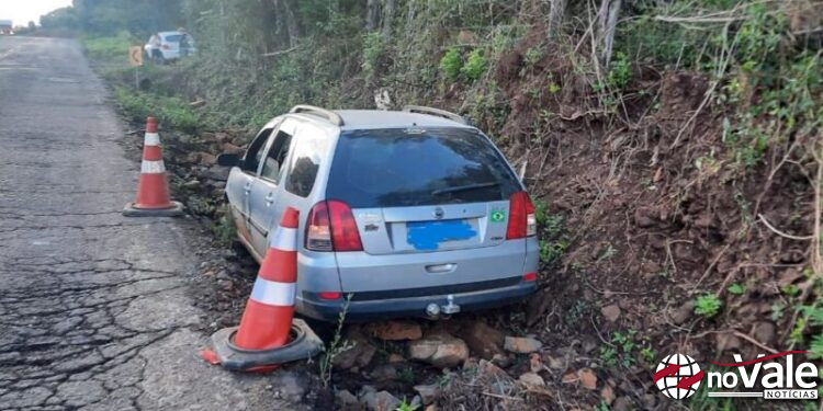 Saída de pista é registrada no interior de Capinzal