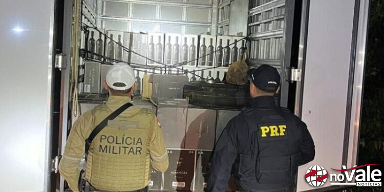 PRF e PMRv localizam mais de 2 mil garrafas de vinho importadas ilegalmente no oeste