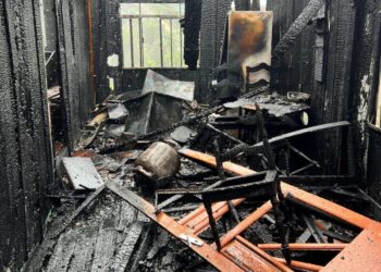Incêndio em moradia mobiliza Bombeiros em Santa Cecília