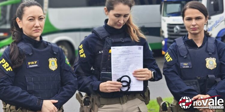 No Dia da Mulher, policiais rodoviárias federais prendem em Xanxerê homem procurado pela Justiça de Capinzal por importunação sexual contra mulher