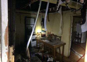 Incêndio atinge residência em Joaçaba