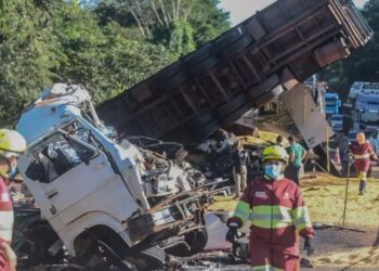 Acidente fatal no MS: Caminhoneiro de Ibicaré está entre as vítimas
