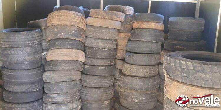 Campanha de coleta de pneus inservíveis em Ouro já arrecadou 192 unidades