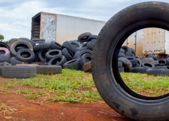 Distrito de Santa Lúcia recebe campanha de coleta de pneus usados neste sábado (13)
