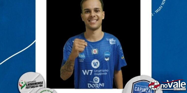 Capinzal Futsal anuncia a contratação do ala Gustavo Deon
