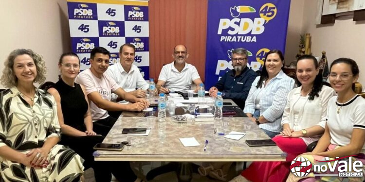 Executiva do PSDB de Piratuba apresenta planejamento estratégico para a eleição deste ano