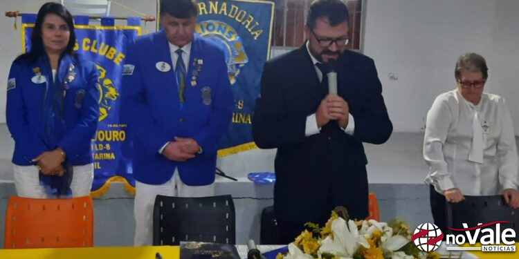 Lions Clube Capinzal e Ouro recebe visita do Governador Distrital LD8