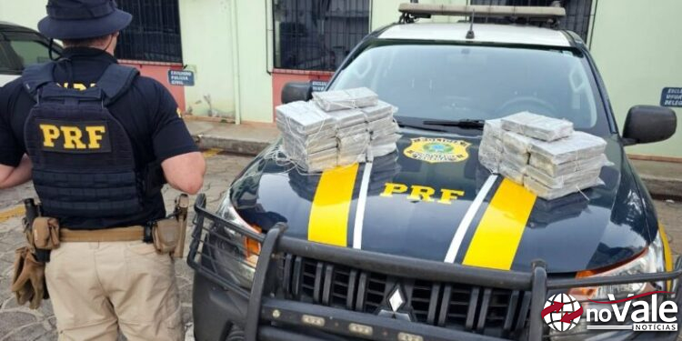 Casal é preso com cocaína escondida em teto de carro na BR-153 em Concórdia