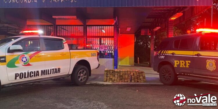 Mais de 200 quilos de maconha são apreendidos em Concórdia