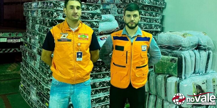 Defesa Civil recebe kits para auxiliar famílias afetadas pelas chuvas em Capinzal