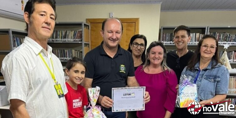 Premiação na Biblioteca Pública de Herval d’Oeste reconhece leitores mais dedicados