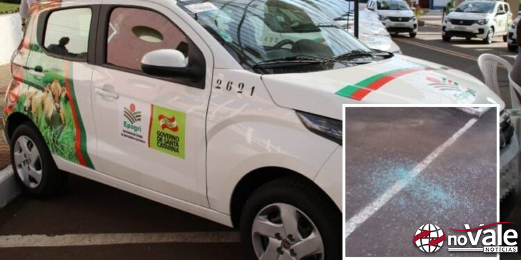 Veículo da CIDASC de Zortéa é furtado do pátio da prefeitura durante a madrugada