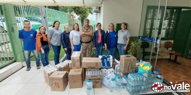 Escola São Cristóvão arrecada 500 quilos de donativos para atingidos no Rio Grande do Sul