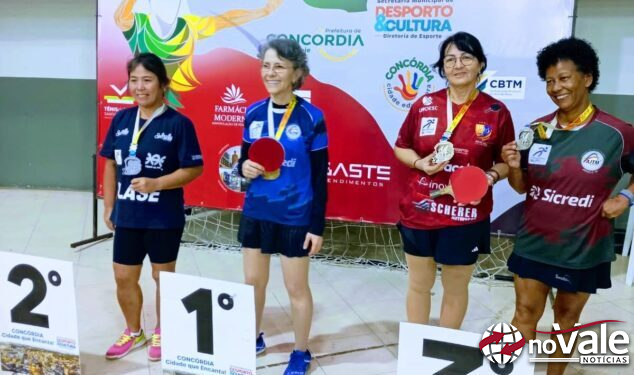 Tenista Capinzalense Rose Vilarino conquista bronze no Circuito Catarinense de Tênis de Mesa