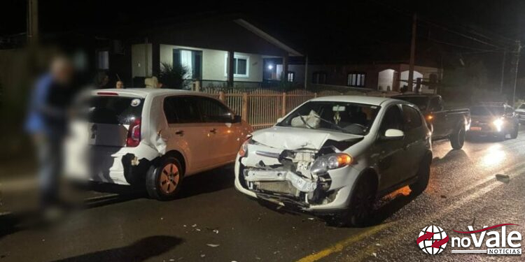 Condutor ficar ferido após colisão em Arroio Trinta