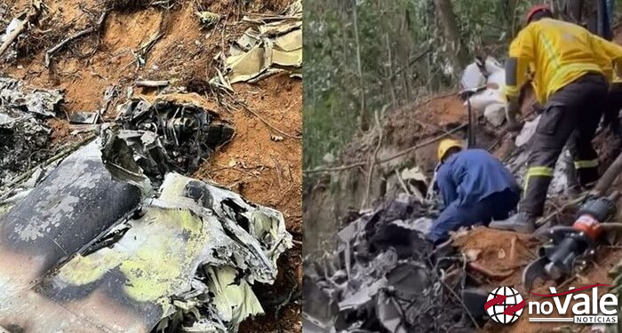 Duas pessoas morrem em queda de avião bimotor no Norte catarinense