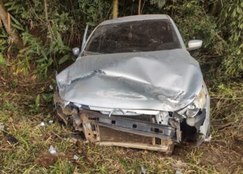Saída de pista é registrada em Lacerdópolis