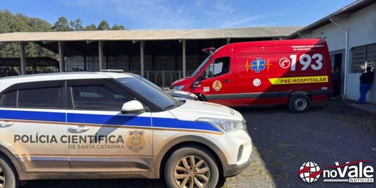 Trabalhador morre após sofrer queda de altura no Parque de Exposições em Concórdia