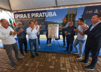 Governador inaugura sistema de esgotamento sanitário da Casan que amplia acesso ao saneamento básico em Ipira e Piratuba