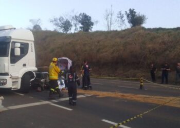 URGENTE: Homem morre em colisão de motocicleta e caminhão em Jaborá
