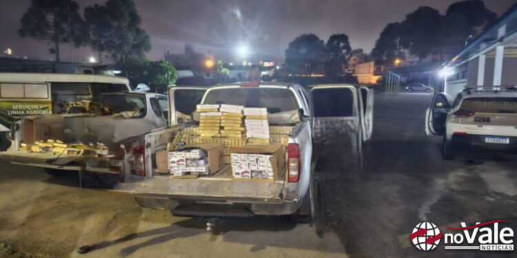 Mais de 40 mil maços de cigarros são apreendidos no interior de Campos Novos