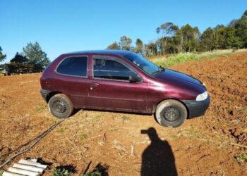 Veículo com registro de furto é recuperado em Luzerna