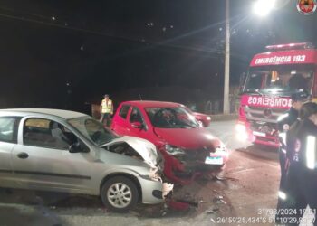Colisão entre veículos é registrado em Videira