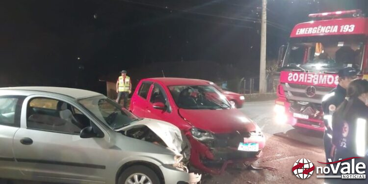 Colisão entre veículos é registrado em Videira