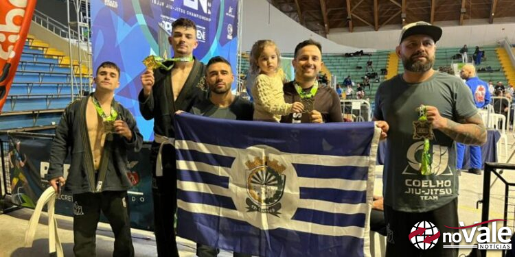 Atletas de Capinzal conquistam qautro medalhas no Curitiba Spring Open de Jiu-Jitsu