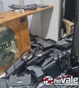 Furto de armas é registrado em estabelecimento comercial de Ipira