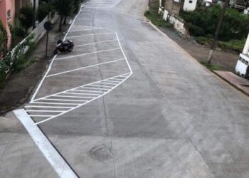 Prefeitura de Ouro realiza pinturas de sinalização de ruas no centro do município