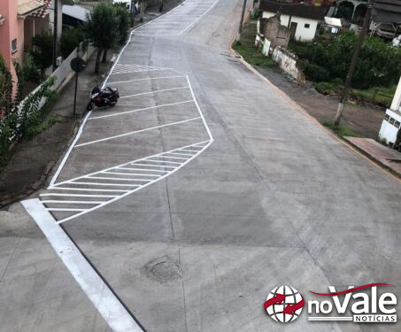 Prefeitura de Ouro realiza pinturas de sinalização de ruas no centro do município