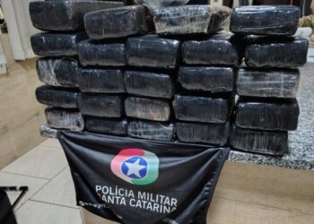 Dupla é presa em ônibus de linha interestadual com mais de 16 kg de maconha