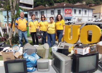 Lions Clube realiza a 26ª coleta de lixo eletrônico em Capinzal e Ouro