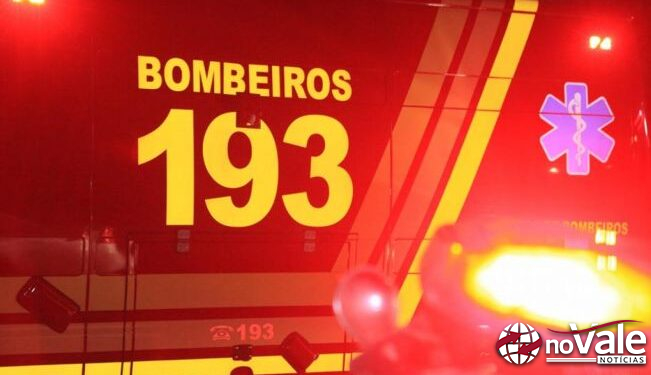 Bombeiros socorrem motociclista que sofreu queda em Capinzal