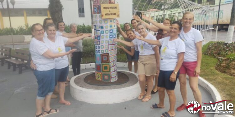 Projeto Octo e Artesãs de Ouro adota árvore na Praça Pio XII para decoração natalina