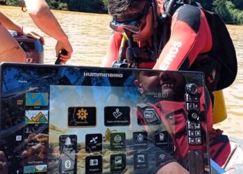 Corpo de Bombeiros de Piratuba conta com sonar para trabalhos de resgate na água