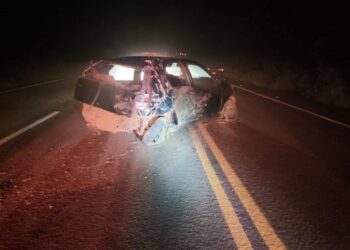 Menores são apreendidos em Seara após furto, perseguição e capotamento de carro