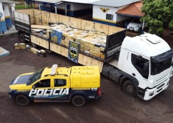 Morador de Peritiba é preso transportando 19 toneladas de drogas no Mato Grosso do Sul