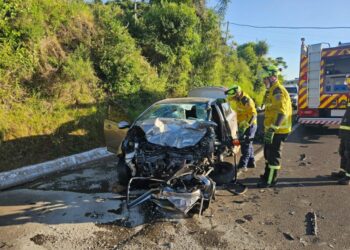 Condutor morre em colisão entre veículos na br-282