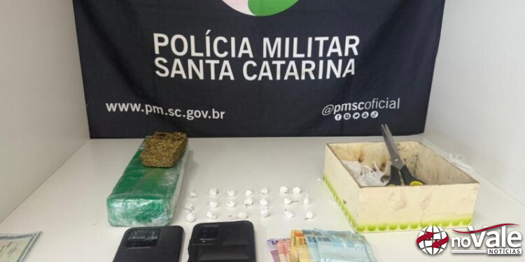 Policia Militar de Seara prende homem envolvido com o tráfico de drogas