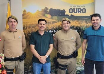 Administração de Ouro e Polícia Militar discutem estratégias para melhorar a segurança pública