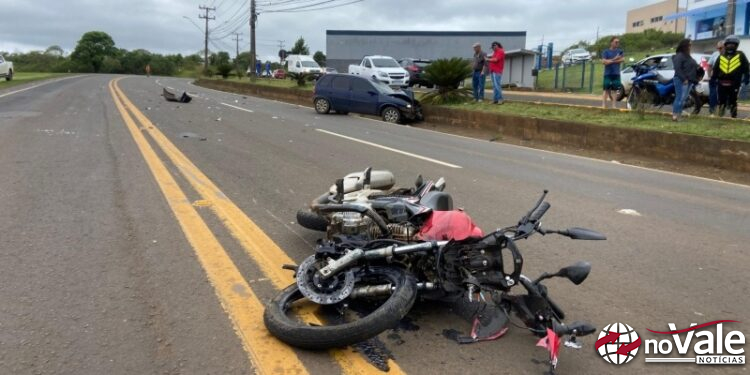 Motorista bêbado é preso após colisão que deixou motociclista ferido